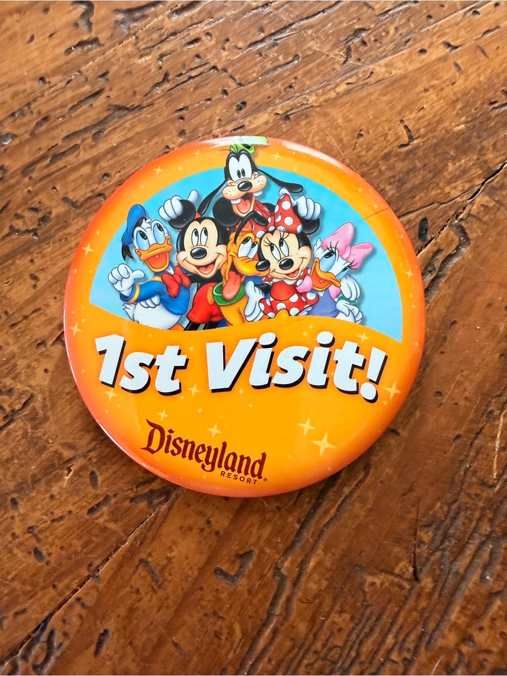 First Disneyland visit pin